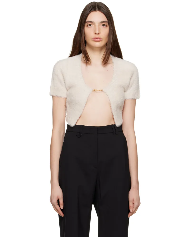 Jacquemus Off-White 'La Maille Neve' Cardigan 110