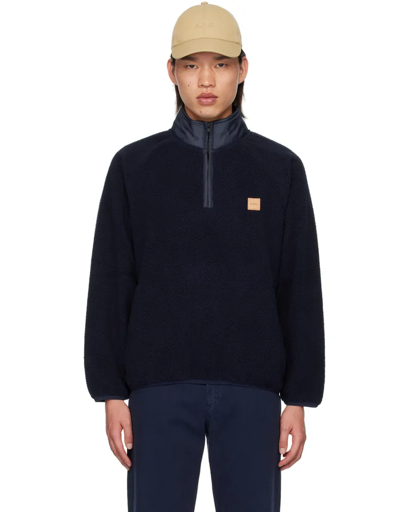 A.P.C. Navy Island Sweatshirt Iak