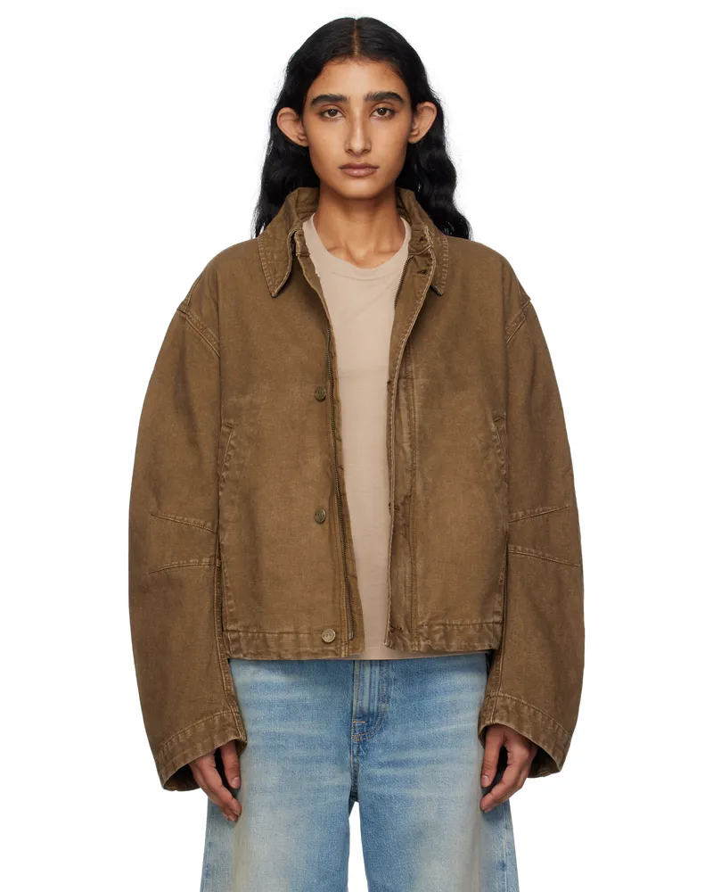 6397 Tan Flight Jacket Tobacco