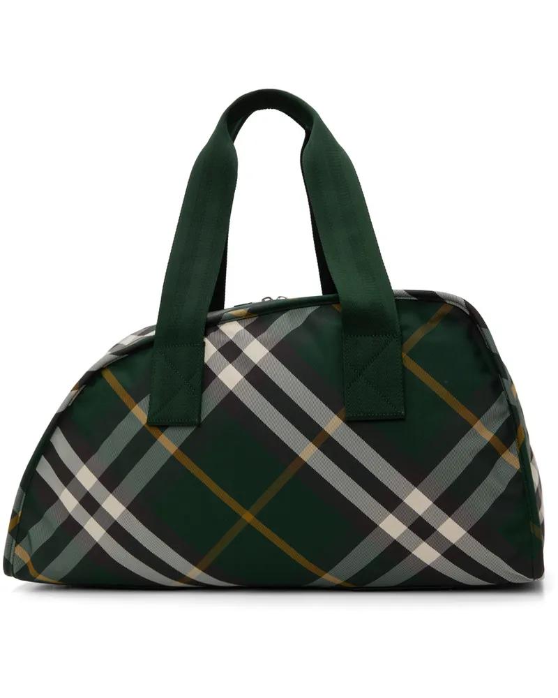 Burberry Green Medium Shield Duffle Bag Ivy