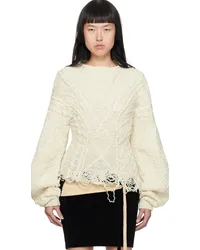 OTTOLINGER Off-White Deconstructed Sweater White