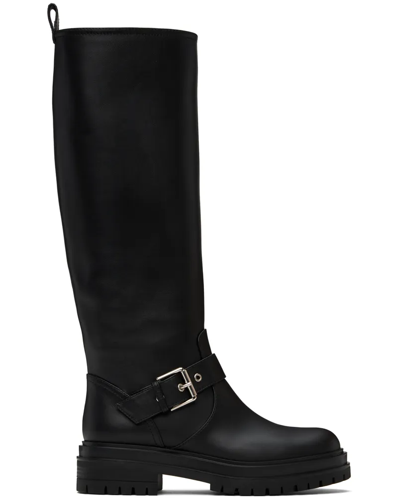 Gianvito Rossi Black Thiago Tall Boots Nero