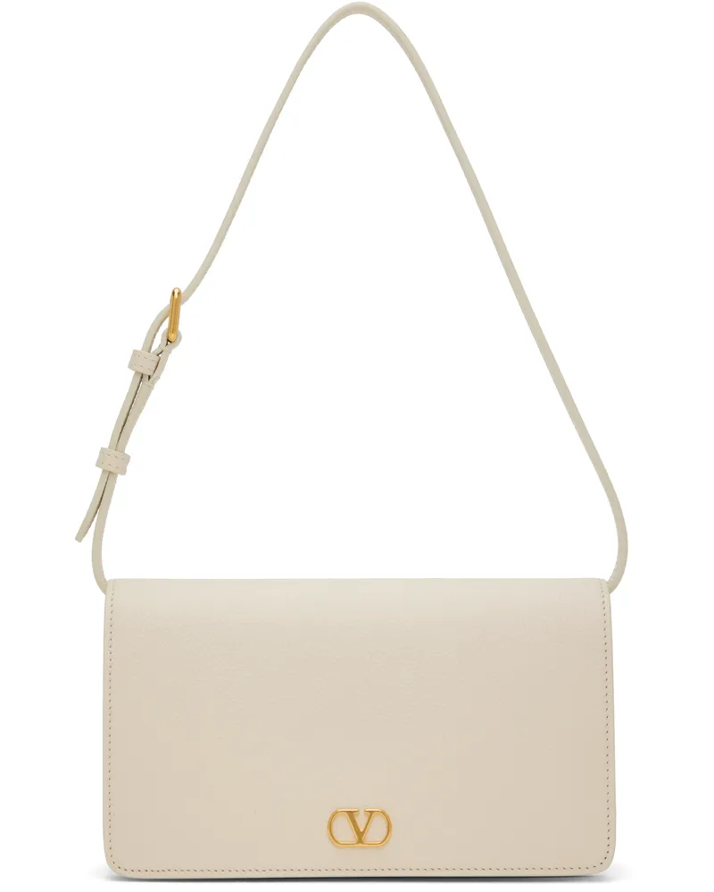 Valentino Garavani Off-White VLogo Signature Mini Shoulder Bag I16