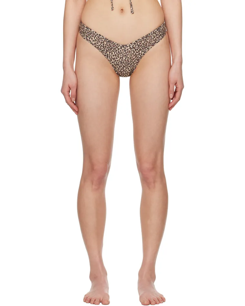 Frankies Bikinis Brown Brittany Micro Bikini Bottom Baby