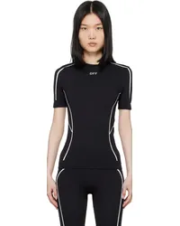 OFF-WHITE Black Off Stamp Seamless Top Black