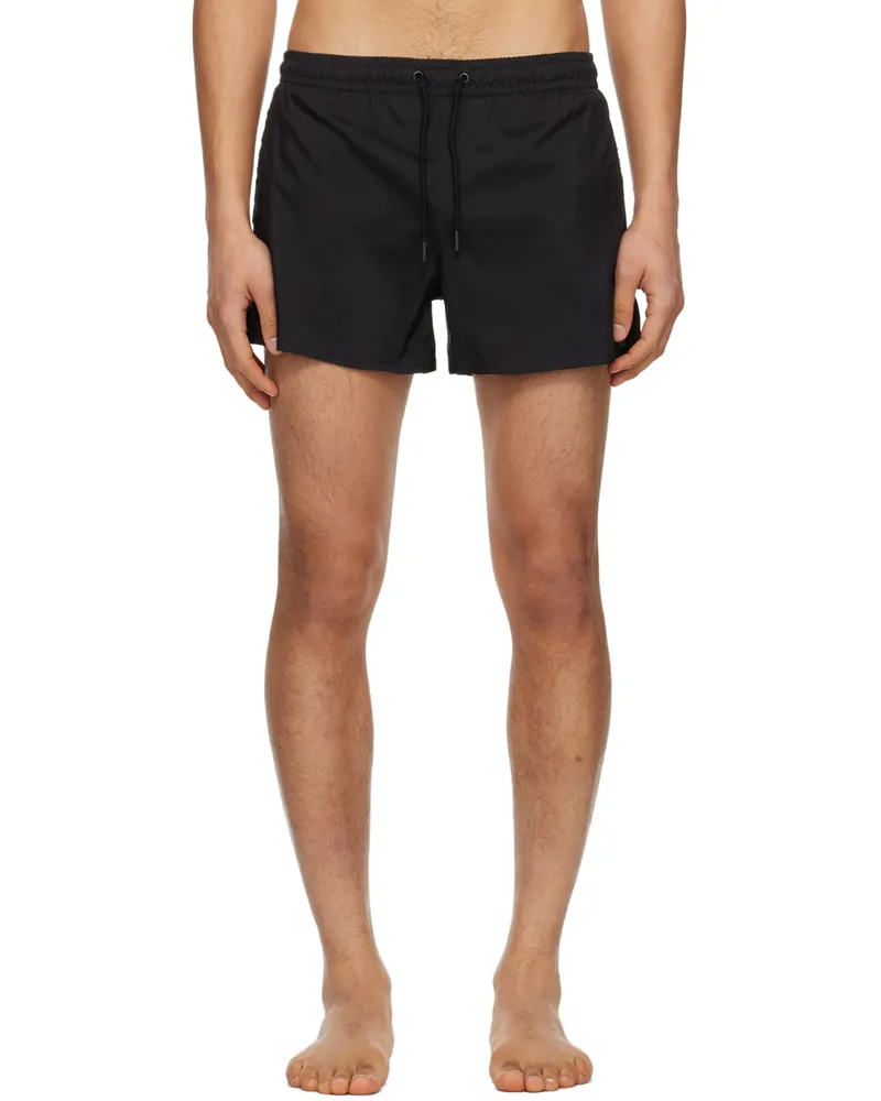 COMMAS Black Short Length Swim Shorts Black