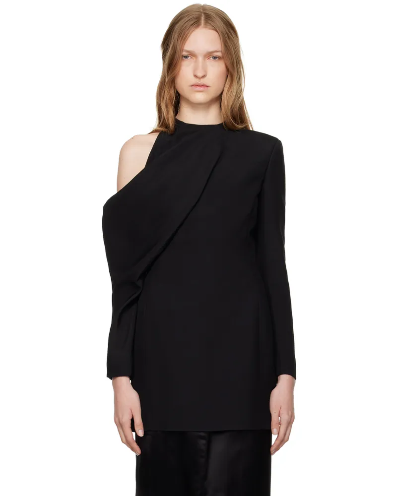 KHAITE Black Tristan Blouse 200