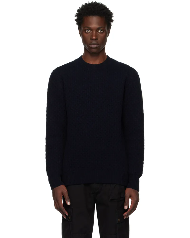Belstaff Navy Submarine Sweater Dark