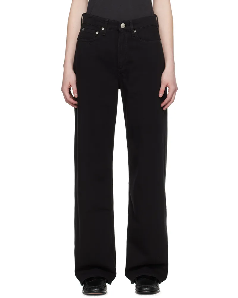 Rag & Bone Black Logan Jeans Black