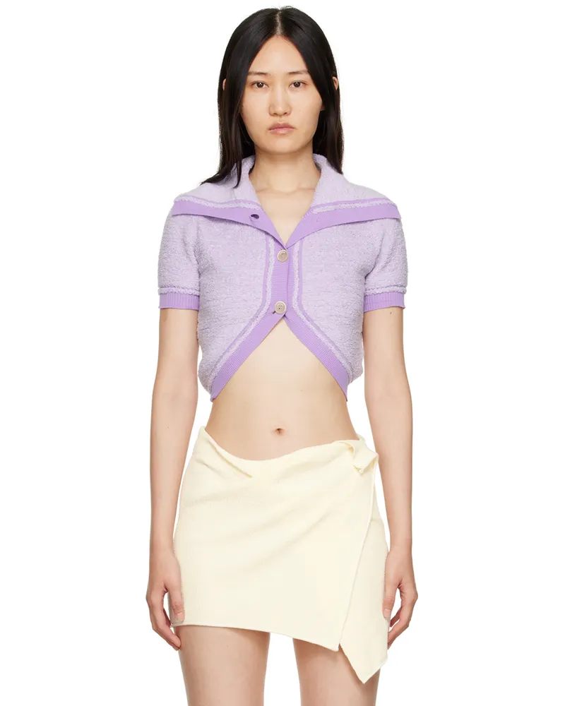 Jacquemus Purple Le Papier 'Le Cardigan Campana' Cardigan 610