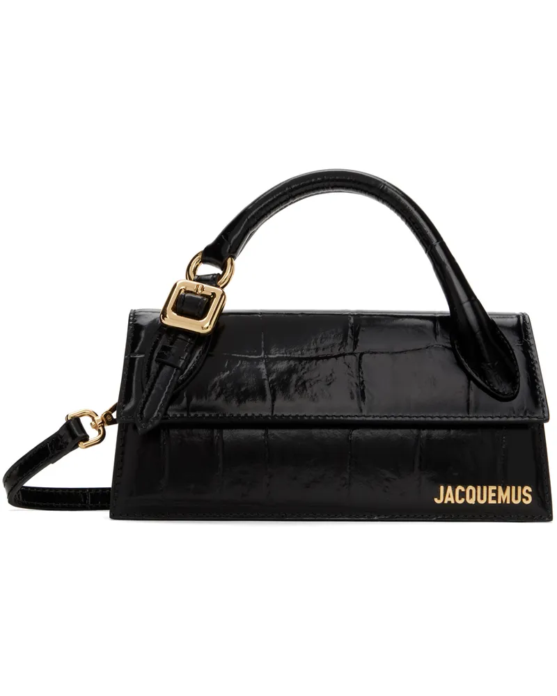 Jacquemus Black 'Le Chiquito long Boucle' Bag 990