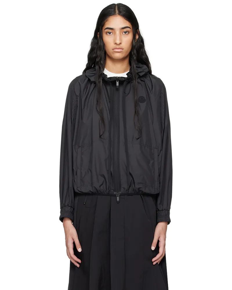 Moncler Black Auxonne Windbreaker Jacket 999