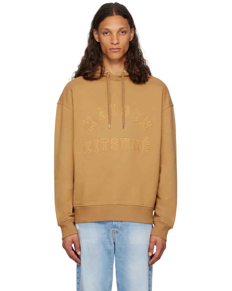 Kitsuné Tan Varsity Hoodie P242