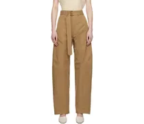 Brown Belted Trousers