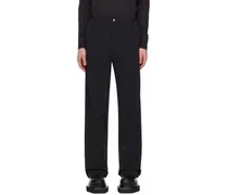 Black Roll Trousers