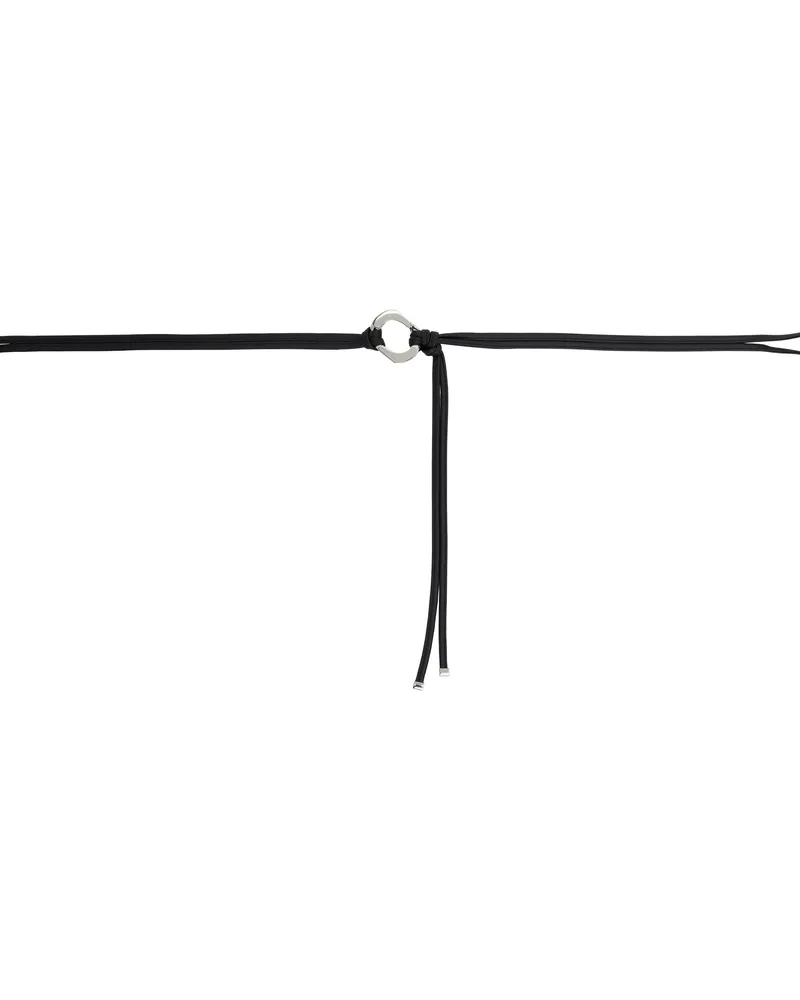 Numbering Black #1014 Belt Silver
