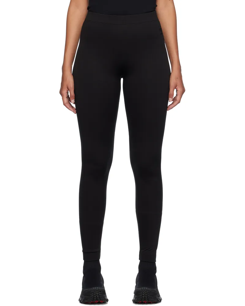 Moncler Black Lightweight Sport Leggings 999