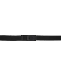 Stone Island Black Logo Belt Ablack