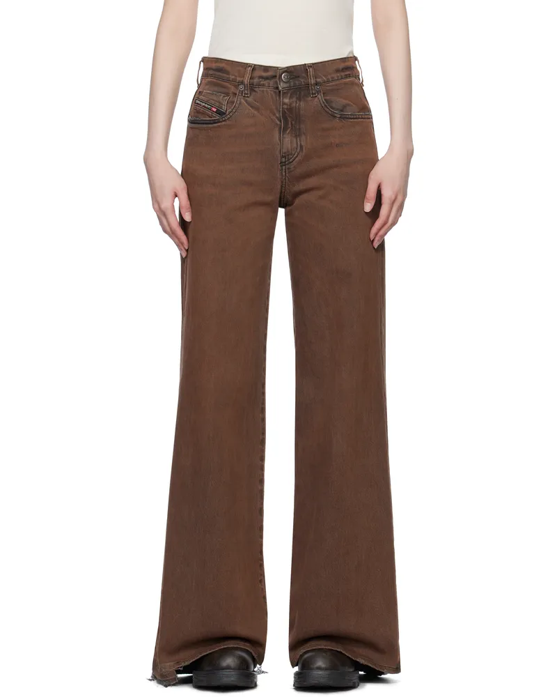 Diesel Brown Flare 1978 D-Akemi 09l24 Jeans 02