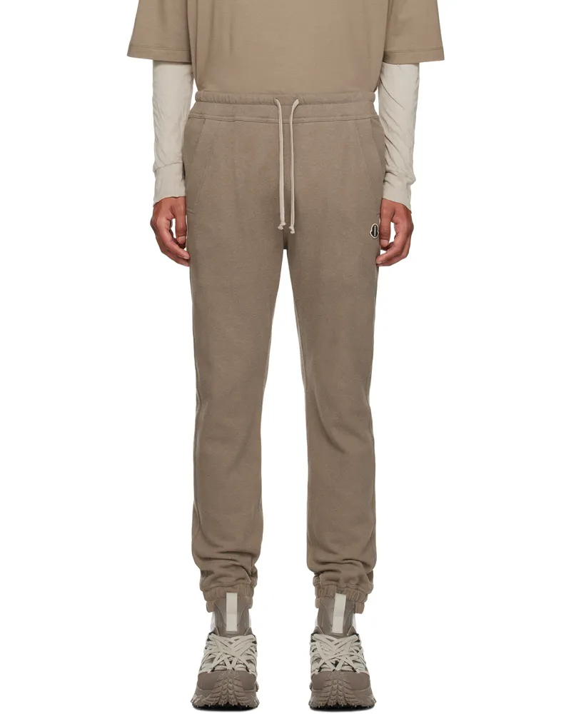 Rick Owens Moncler + Rick Owens Gray Jogger Sweatpants 25u