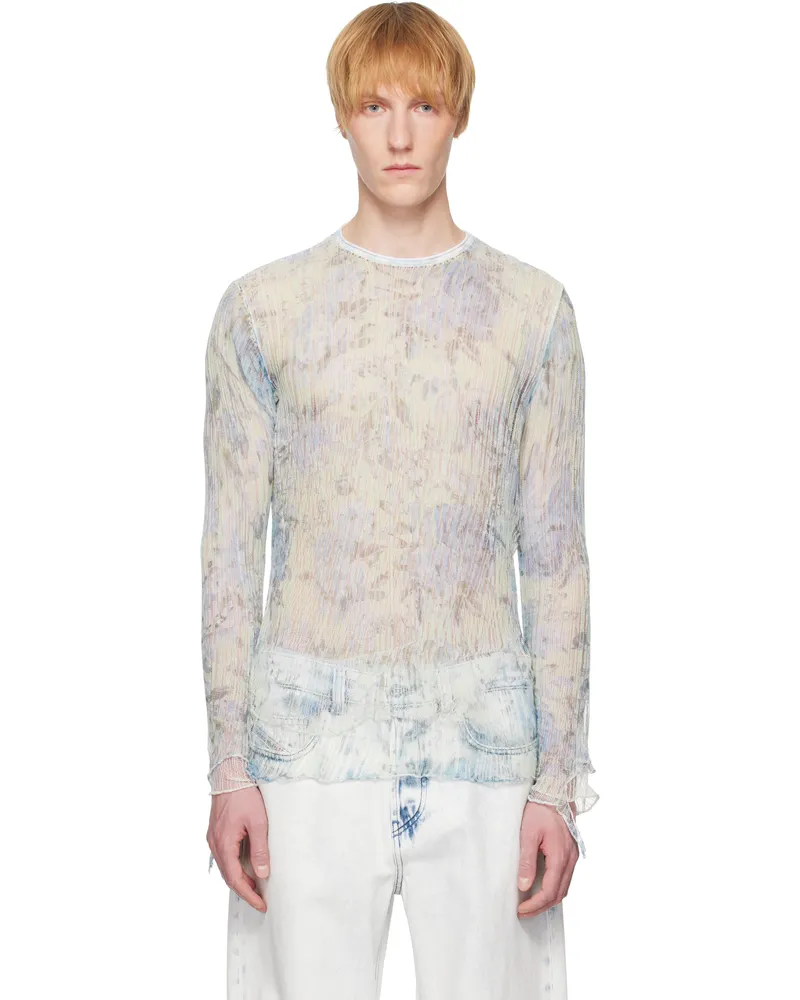 Diesel Blue & Green K-Aasmos-A Sweater 8fg