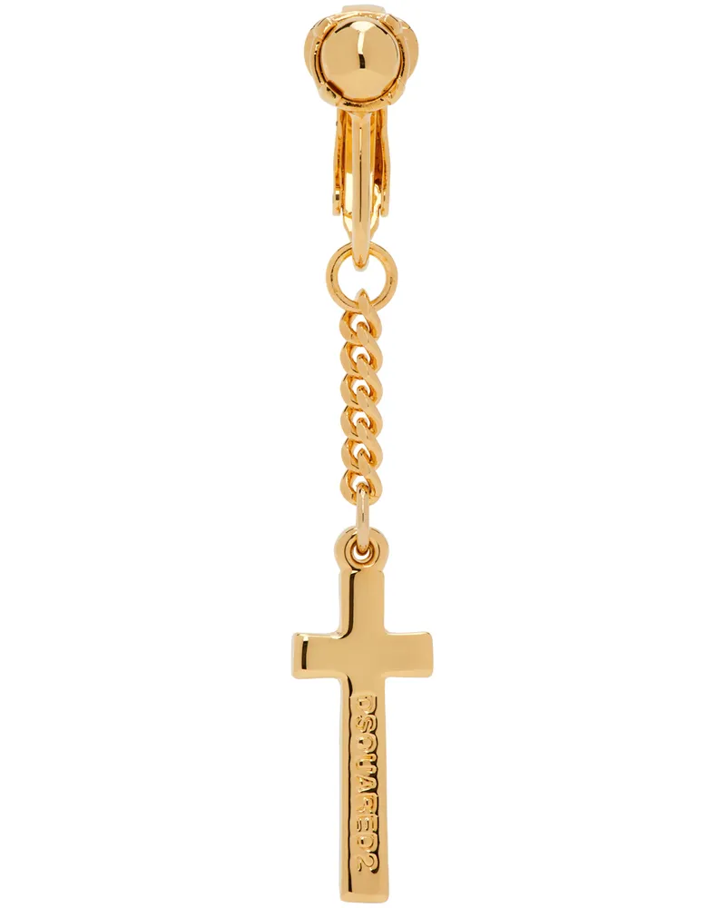 Dsquared2 Gold Jesus Single Earring F193