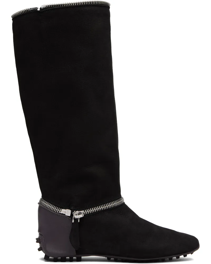 KIKO KOSTADINOV Black Modular Driving Boots Void