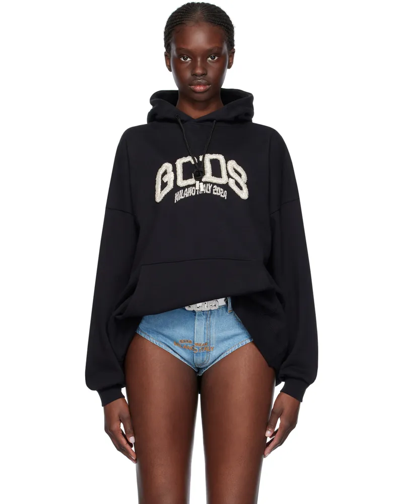 GCDS Black Bling Hoodie 99