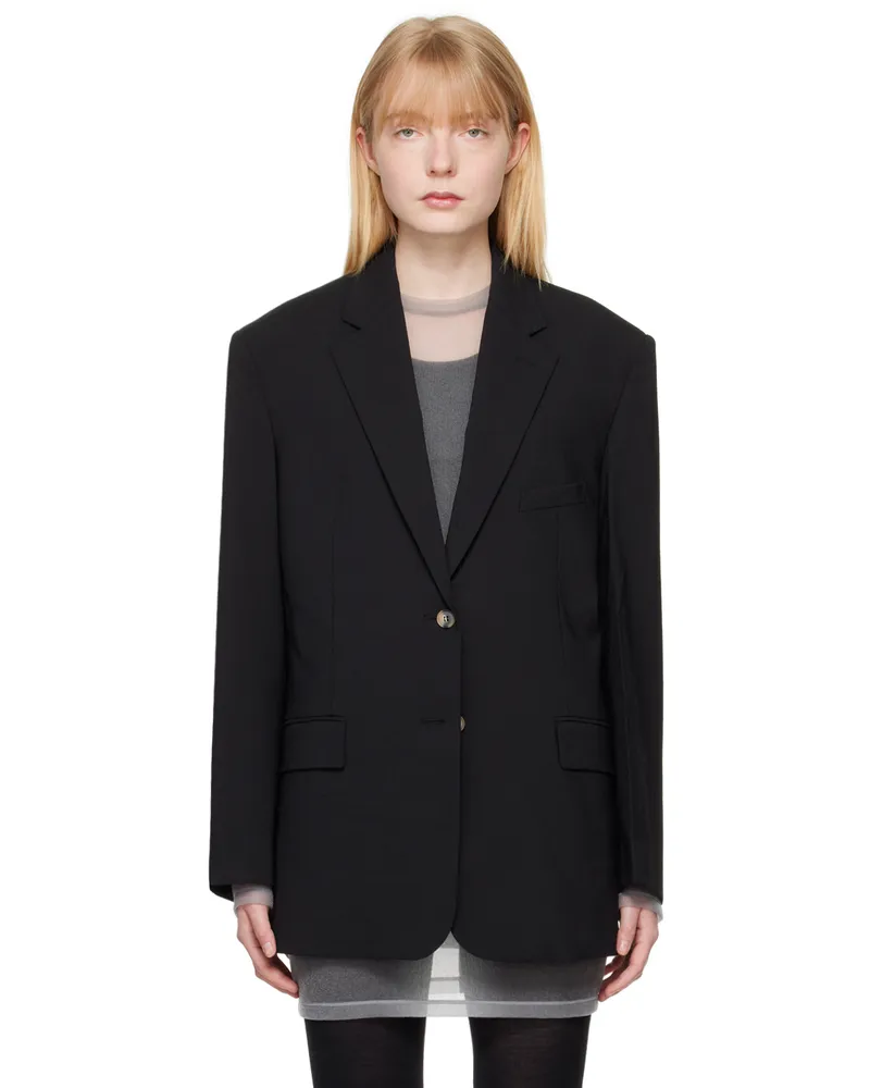 RECTO Black Santal Blazer Black