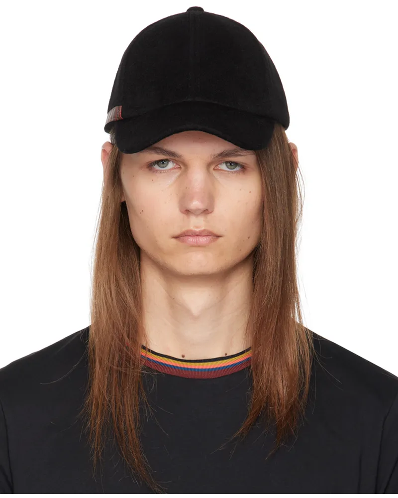 Paul Smith Black Signature Trim Cap 79