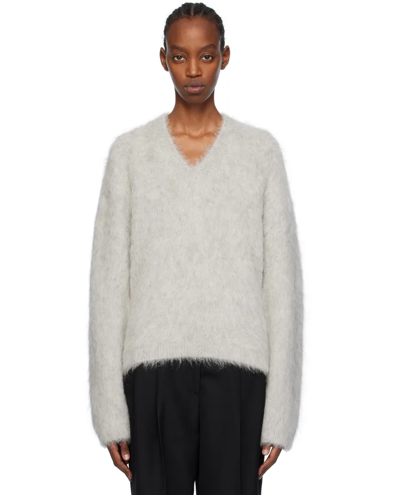 Totême Gray Petite Sweater 018