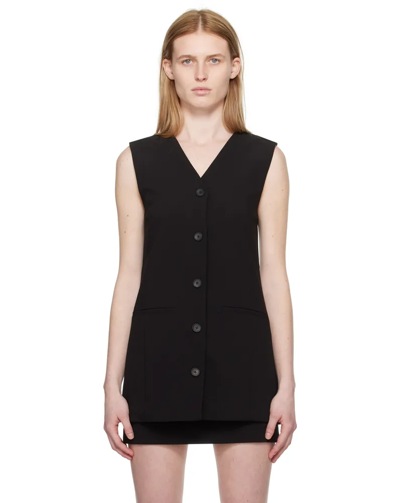 By Malene Birger Black Francinne Vest 050