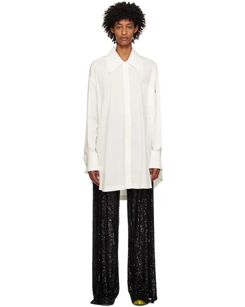 Tom Ford White Raw Edge Minidress Aw003