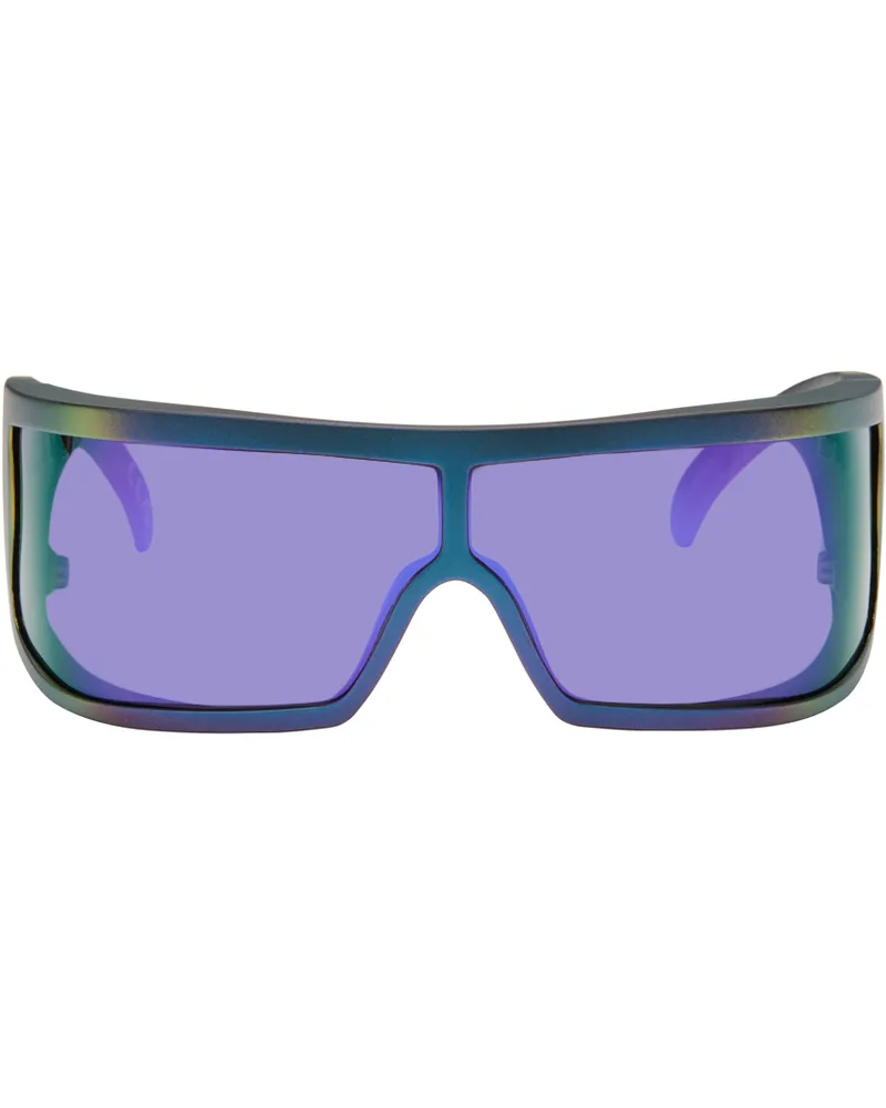 RETROSUPERFUTURE Green & Purple Bones Sunglasses Peridot