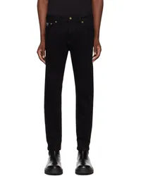 Versace Jeans Black Piece Number Slim Jeans E909-black