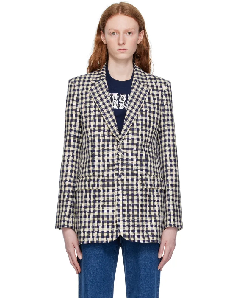 AMI Paris Navy Vented Blazer 492
