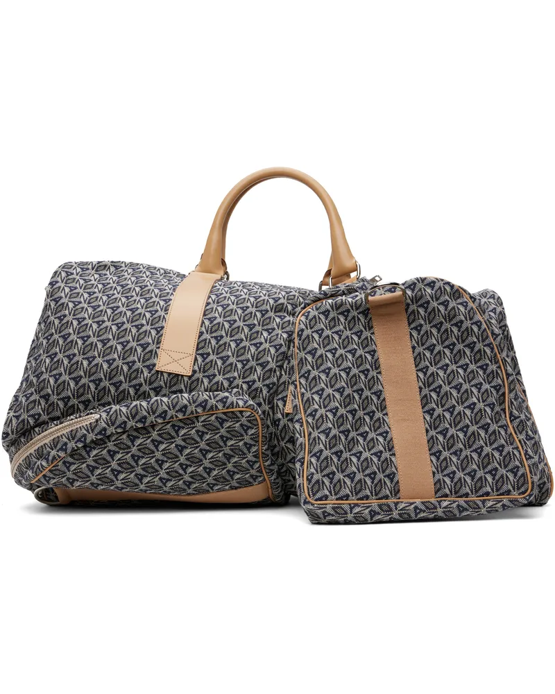Magliano Navy & Beige Livello Monogam Gym Bag 37