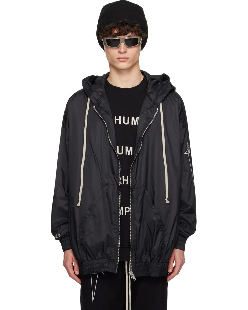 Rick Owens Black Champion Edition Jumbo Jason's Hoodie 09