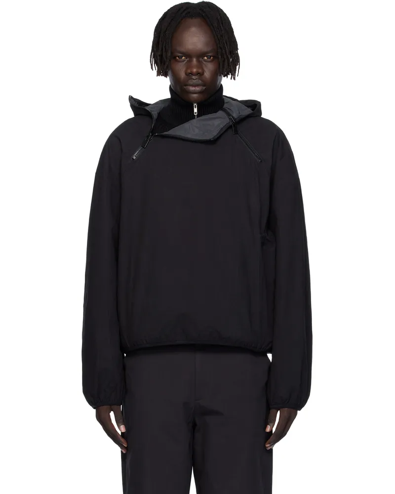 Heliot Emil Black Interlucent Reversible Anorak Black