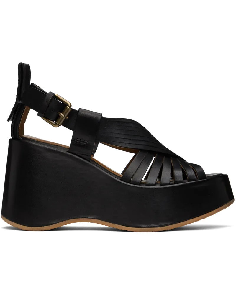 See by Chloé Black Thessa Heeled Sandals 999