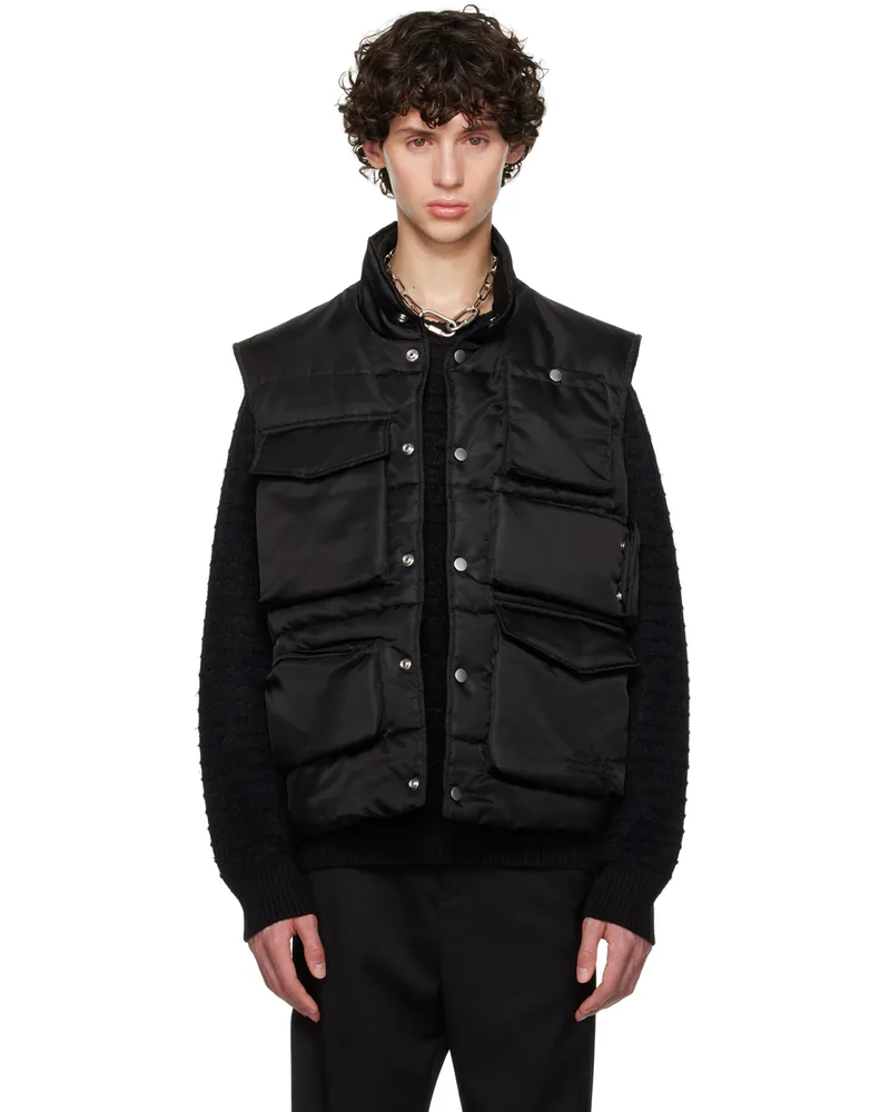 Maison Margiela Black Pocket Vest 900