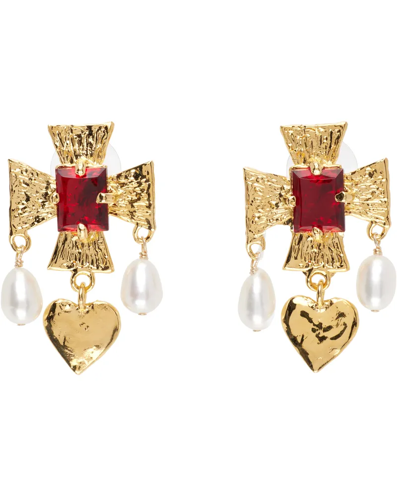 MONDO MONDO Cardinal Earrings 18k