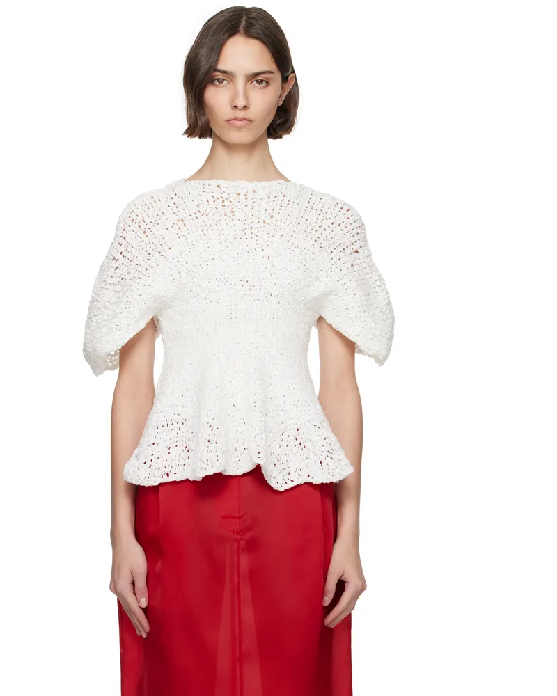 KHAITE Off-White Mathilde Top 183