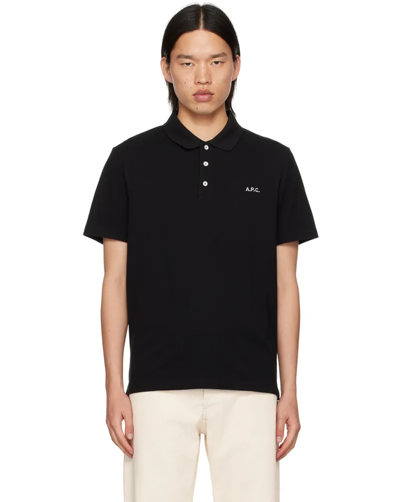 A.P.C. Black Standard Polo Lzz
