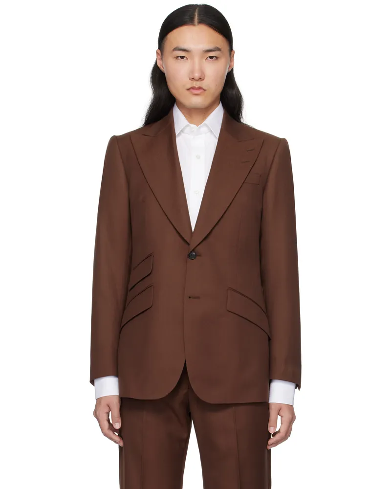 Tiger of Sweden Brown Joshwa Blazer 113warm