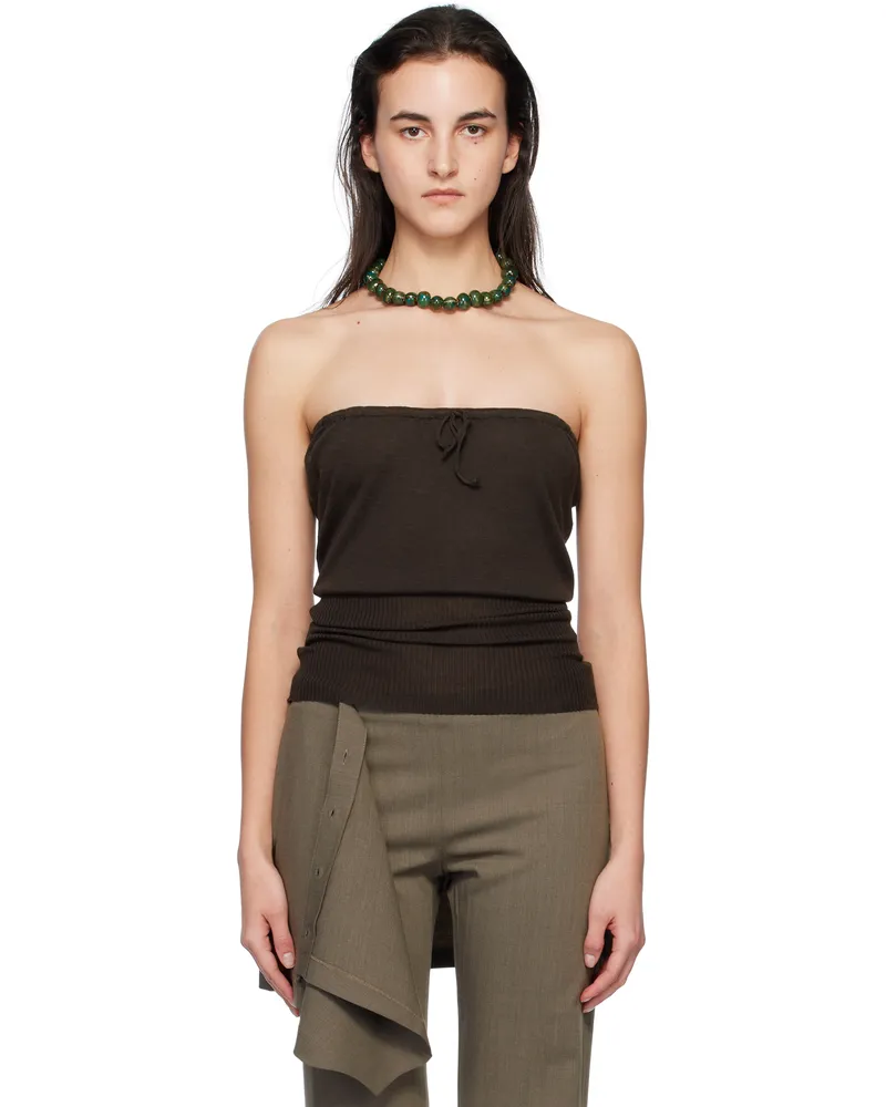 Paloma Wool Brown Angel Top 323