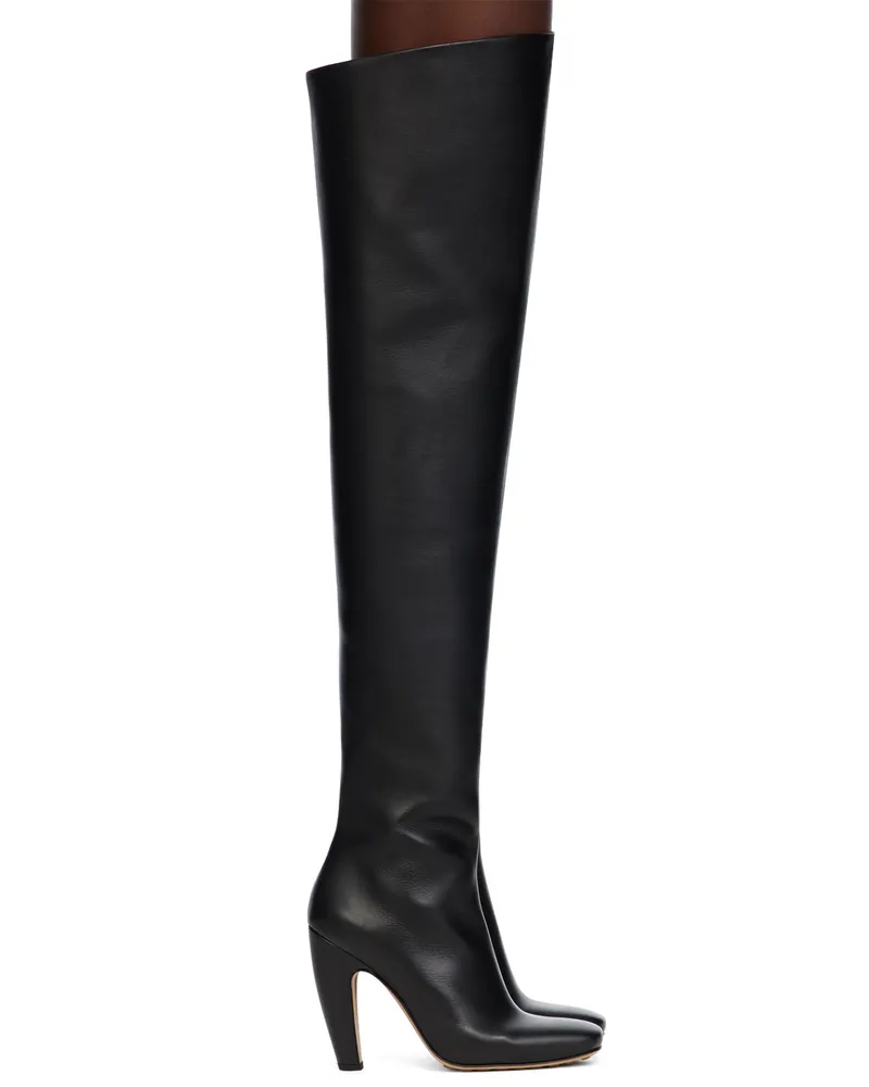 Bottega Veneta Black Canalazzo Boots 1000