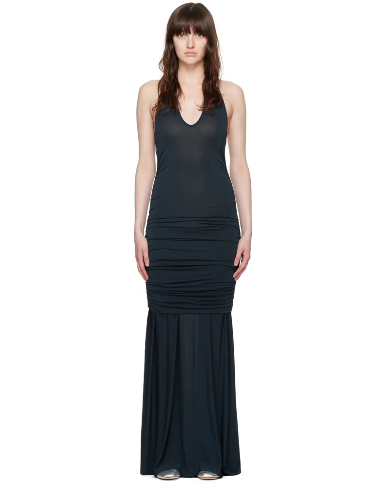 Paloma Wool Navy Tilt Maxi Dress 134