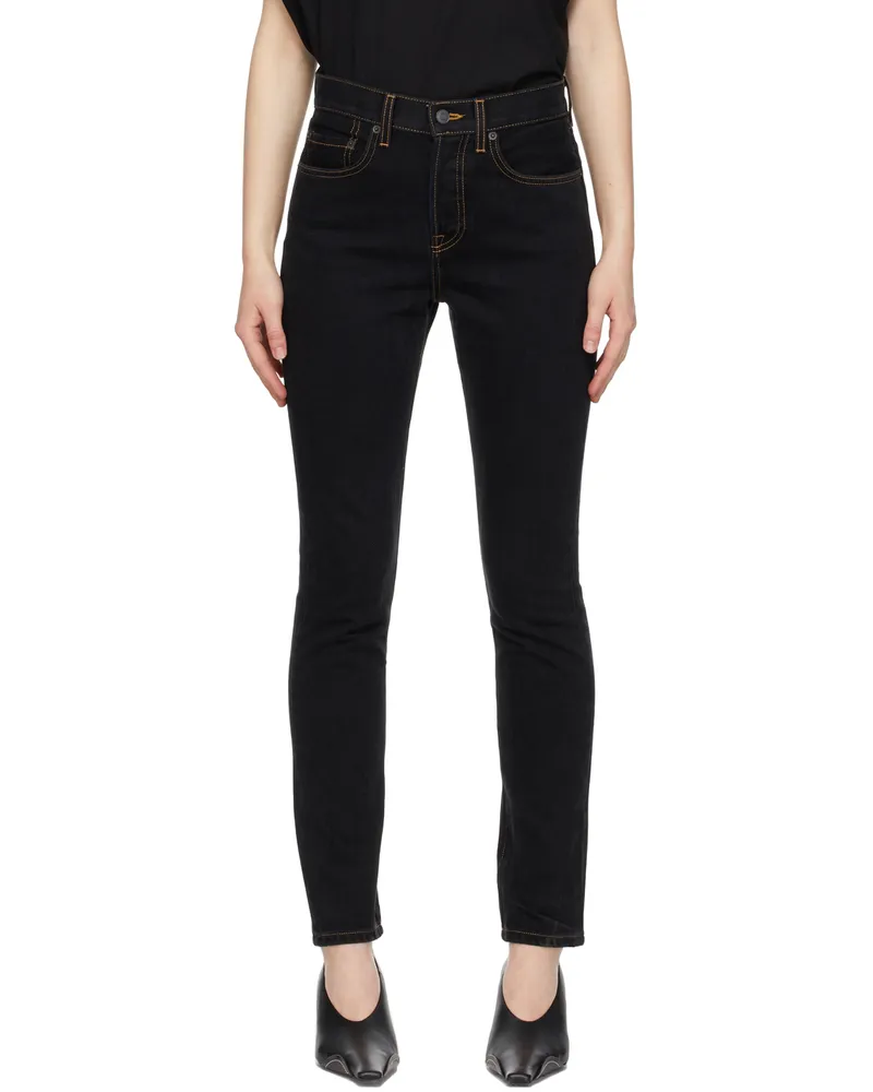 WARDROBE.NYC Black Denim Jeans Black