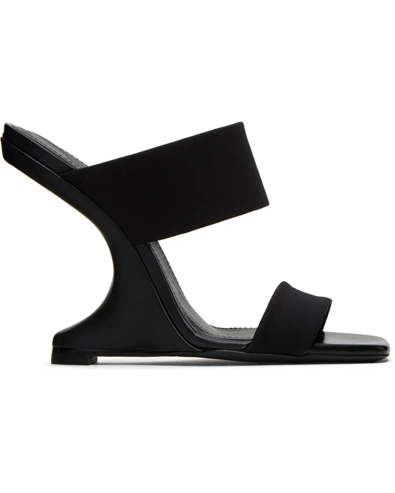 Rick Owens Lilies Black Cantileaver 11 Heeled Sandals 09